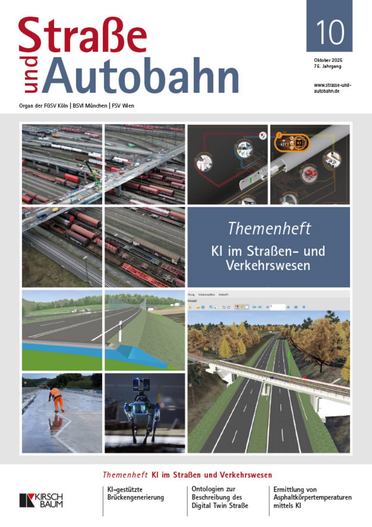 Cover Straße und Autobahn Oktober 2024